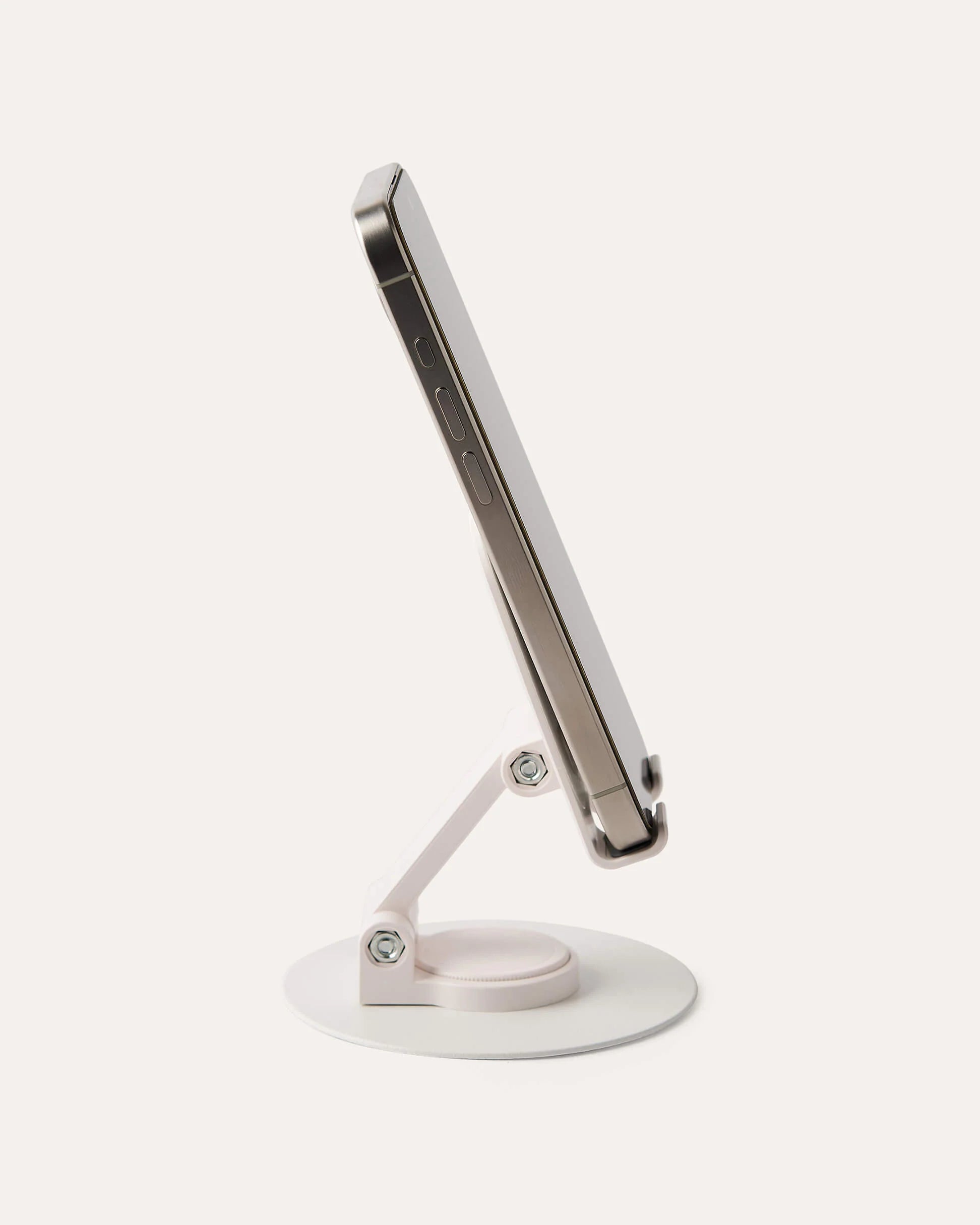 Support de téléphone de voyage pliable à rotation 360° pour bureau