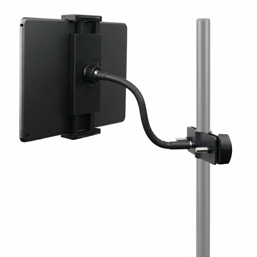 Support flexible à col de cygne de 8 pouces avec pince pour tablette/téléphone