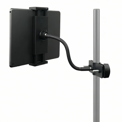 Support flexible à col de cygne de 8 pouces avec pince pour tablette/téléphone