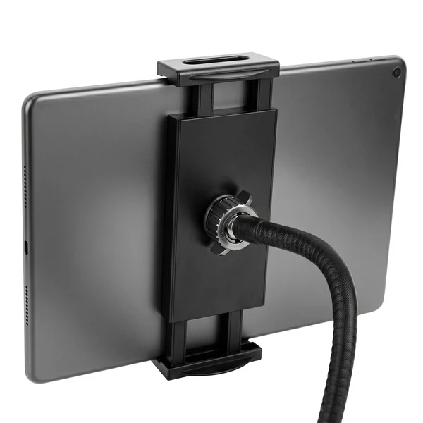Support flexible à col de cygne de 8 pouces avec pince pour tablette/téléphone