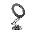 Support magnétique de téléphone voiture à bras multi‑articulations réglable pour tableau de bord