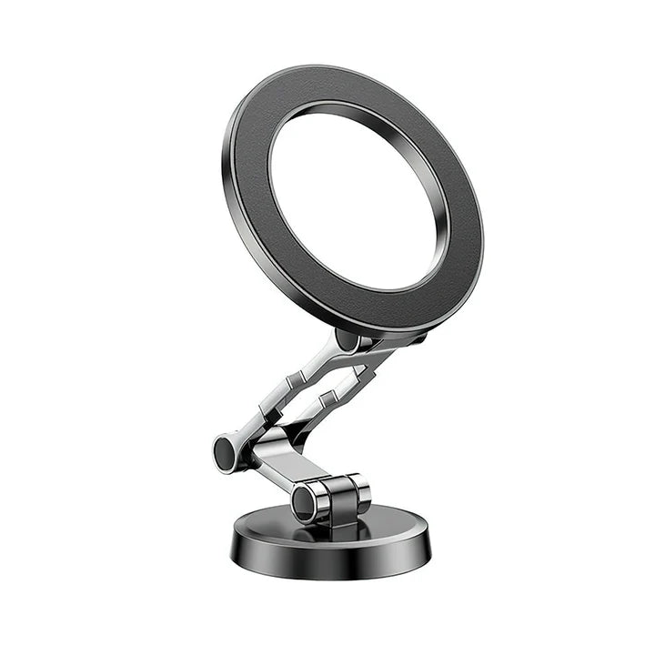 Support magnétique de téléphone voiture à bras multi‑articulations réglable pour tableau de bord